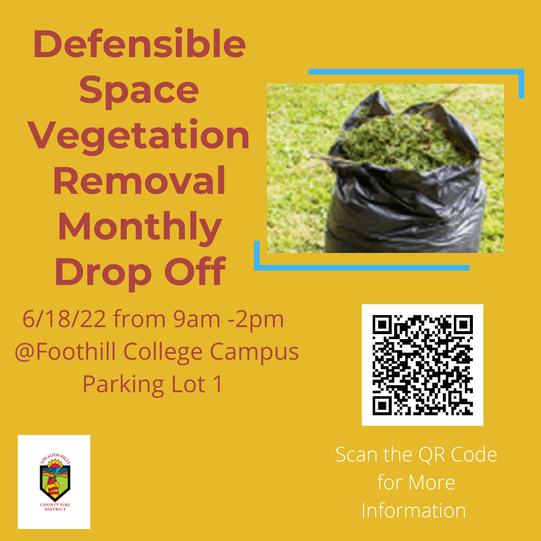 Defensible Space Vegetation Removal Monthly Drop Off (Los Altos Hills