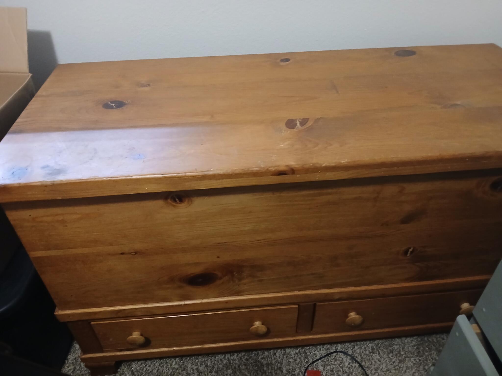Solid Wood Hope Chest. for Free in Bellingham, WA For Sale & Free