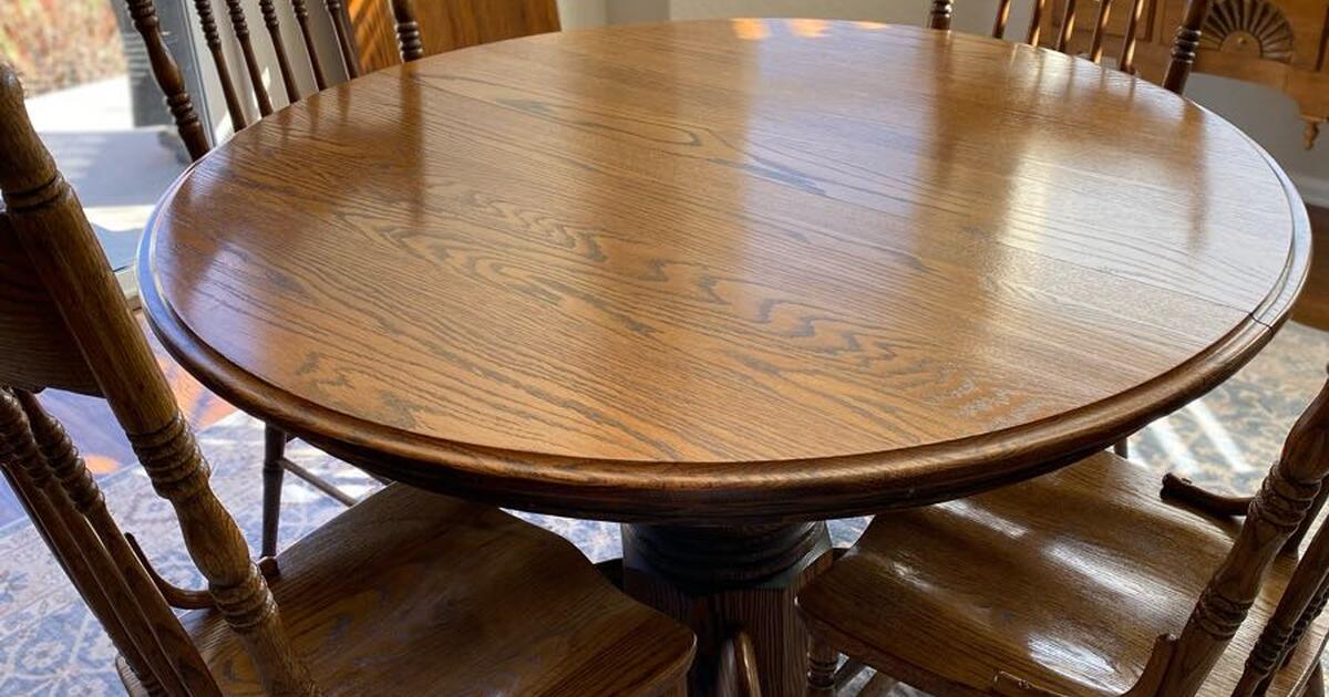 Moving Dining room table and chairs for 190 in Aurora, CO For Sale & Free — Nextdoor