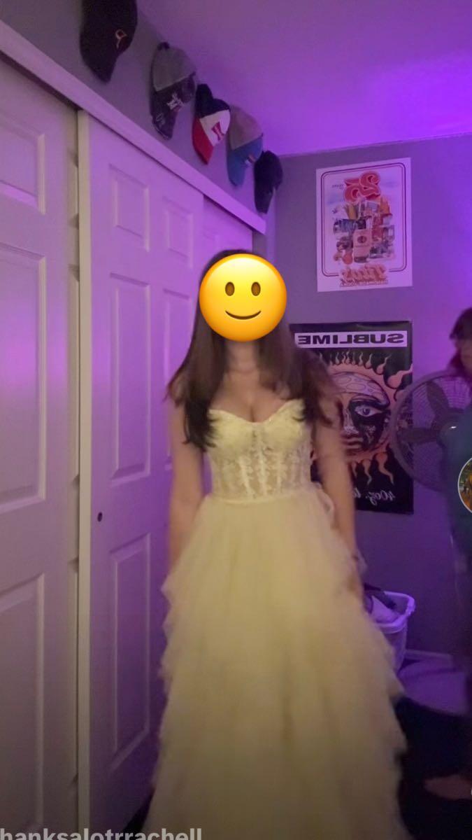 Light Yellow Prom Dress For $100 In Scottsdale, AZ | For Sale & Free   Nextdoor