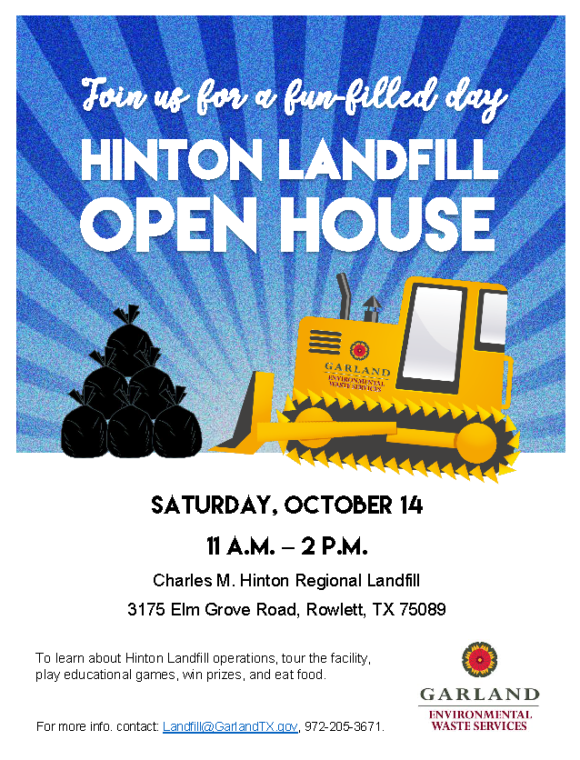 Safety Fest, TriCity Clean Up, and Hinton Landfill Open House