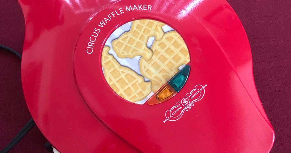 bella cucina circus waffle maker