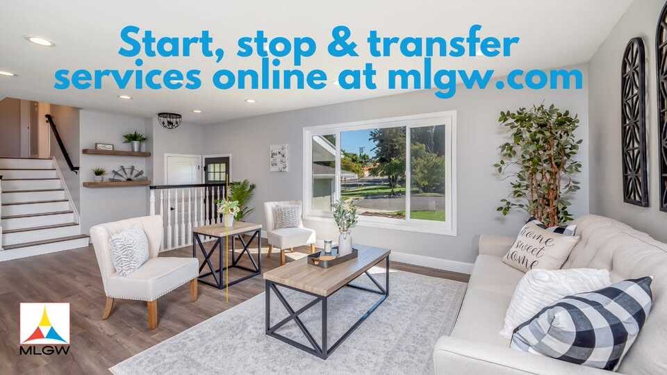 Easily start, stop and transfer your MLGW utility services online.
