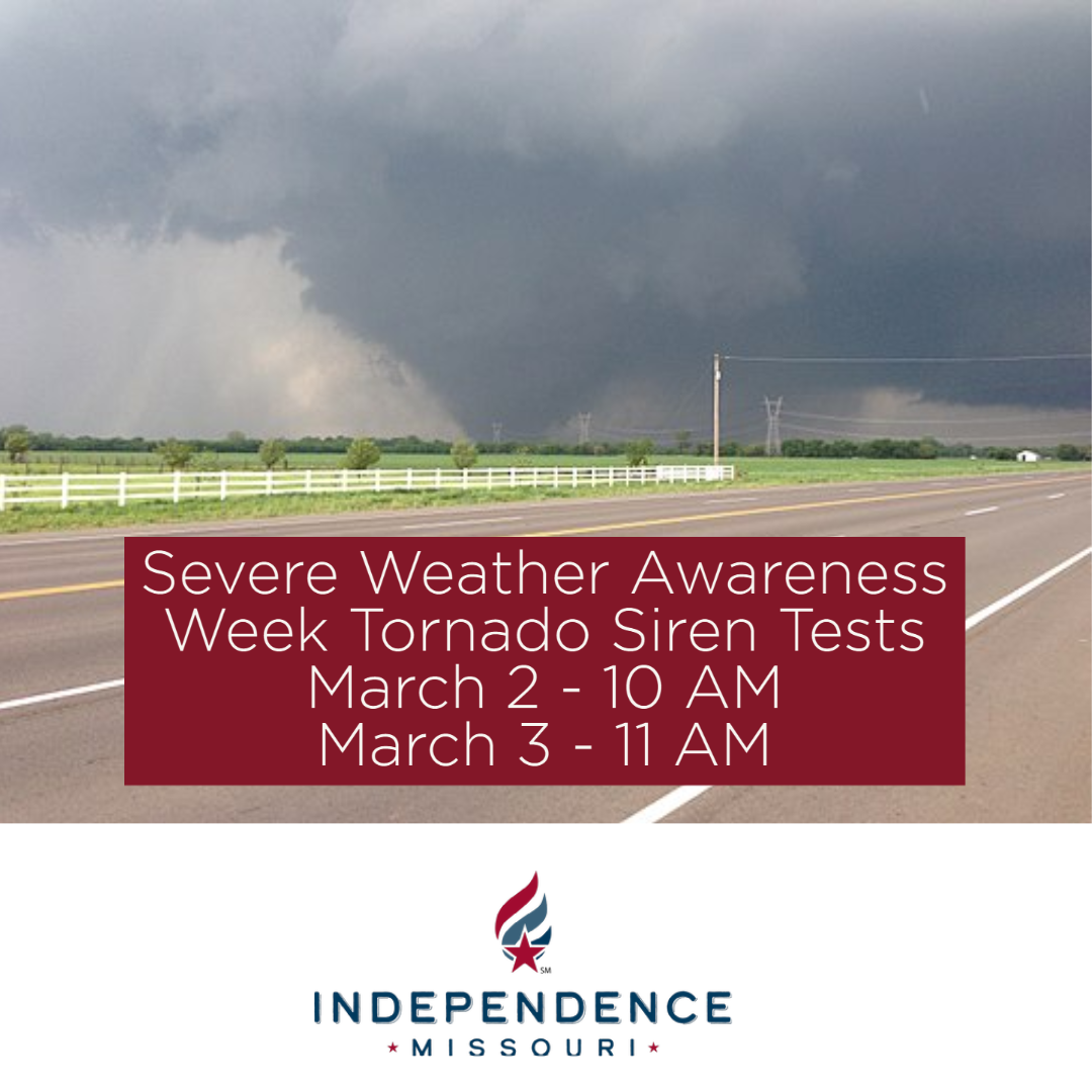 Tornado siren tests today and tomorrow (City of Independence) — Nextdoor — Nextdoor