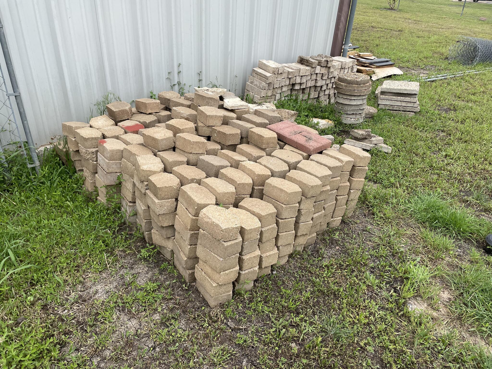 retaining wall stones, misc yard stones, chain link fencing for Free in