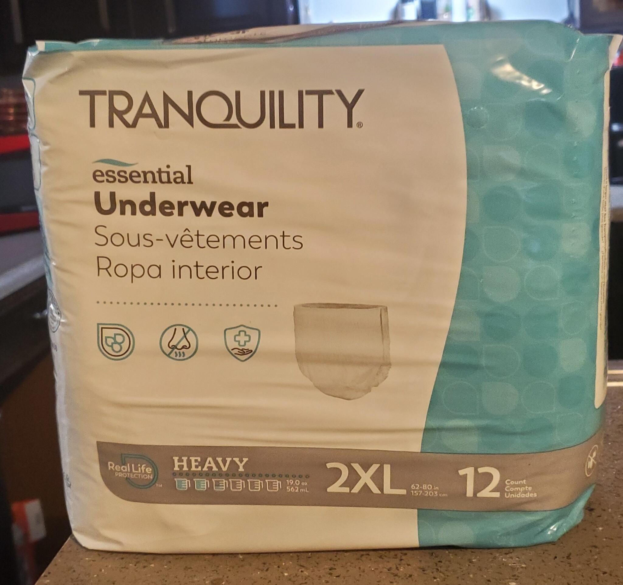 Tranquility Essential Underwear for Free in Greensboro NC For