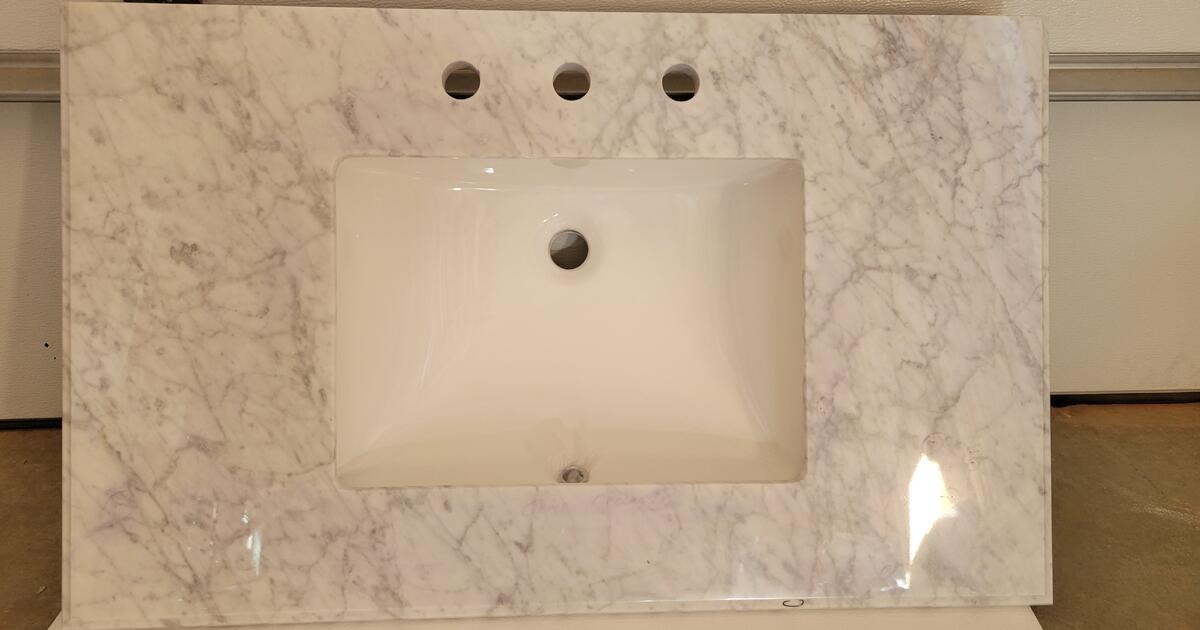 New Marble Vanity Top With Square Sink. in Livermore, CO For Sale & Free — Nextdoor