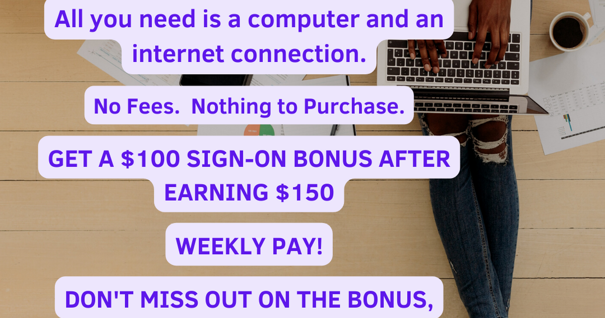 Join remotasks and make money on your schedule 100 sign on bonus for