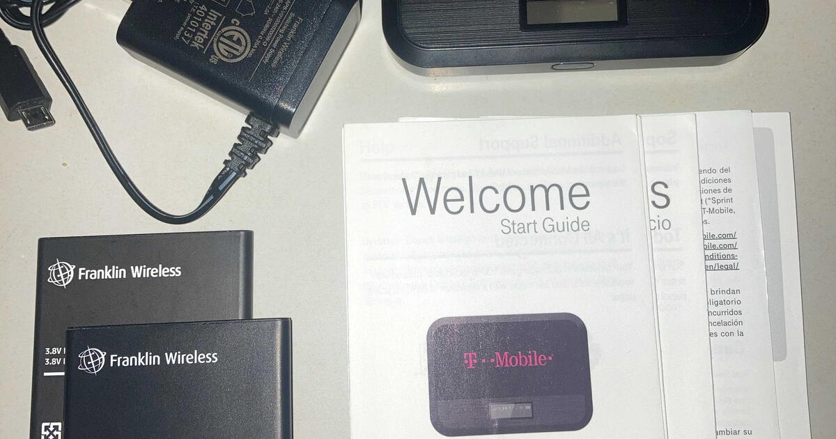 Franklin T9 Mobile Hotspot 4G LTE Wireless Broadband Wifi Hotspot 2
