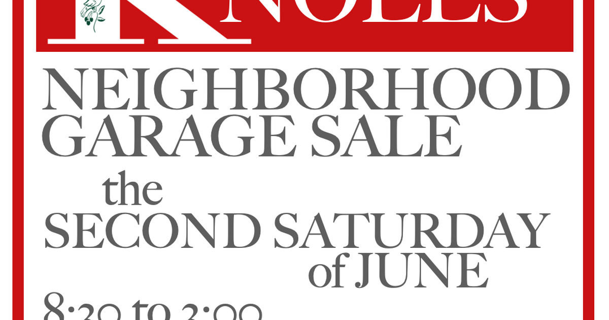 Annual Knolls Neighborhood Garage Sate in Columbus, OH Finds — Nextdoor