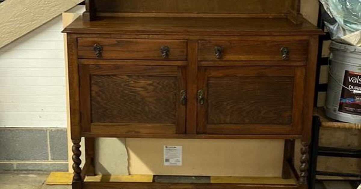 Antique oak hutch for 500 in Penrose, NC For Sale & Free — Nextdoor