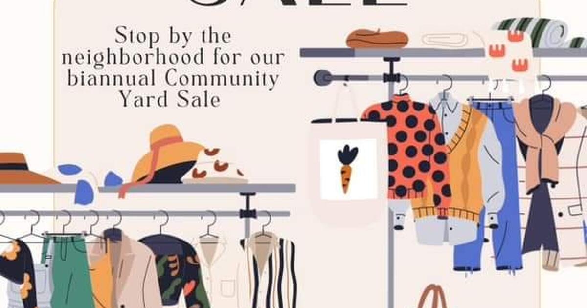Community Yard Sale 4/20 for Free in Garner, NC For Sale & Free