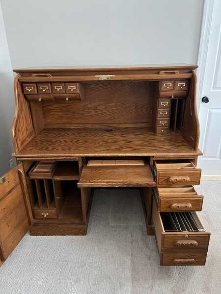 Computer roll top desk for Free in Kinnelon, NJ | For Sale & Free ...