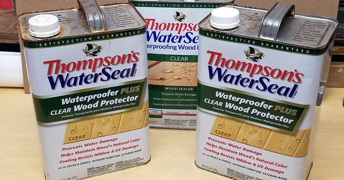 How To Open Thompsons Water Seal Can