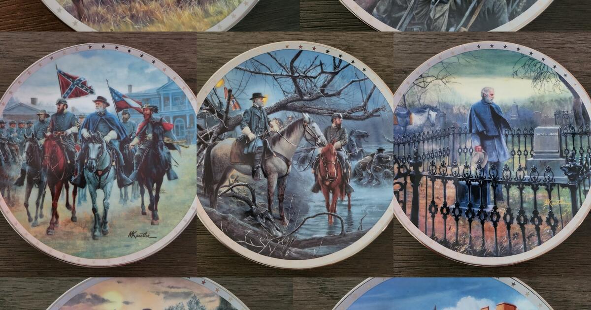 The Danbury Mint Civil War Collectible Plate Collection for $125 in St ...