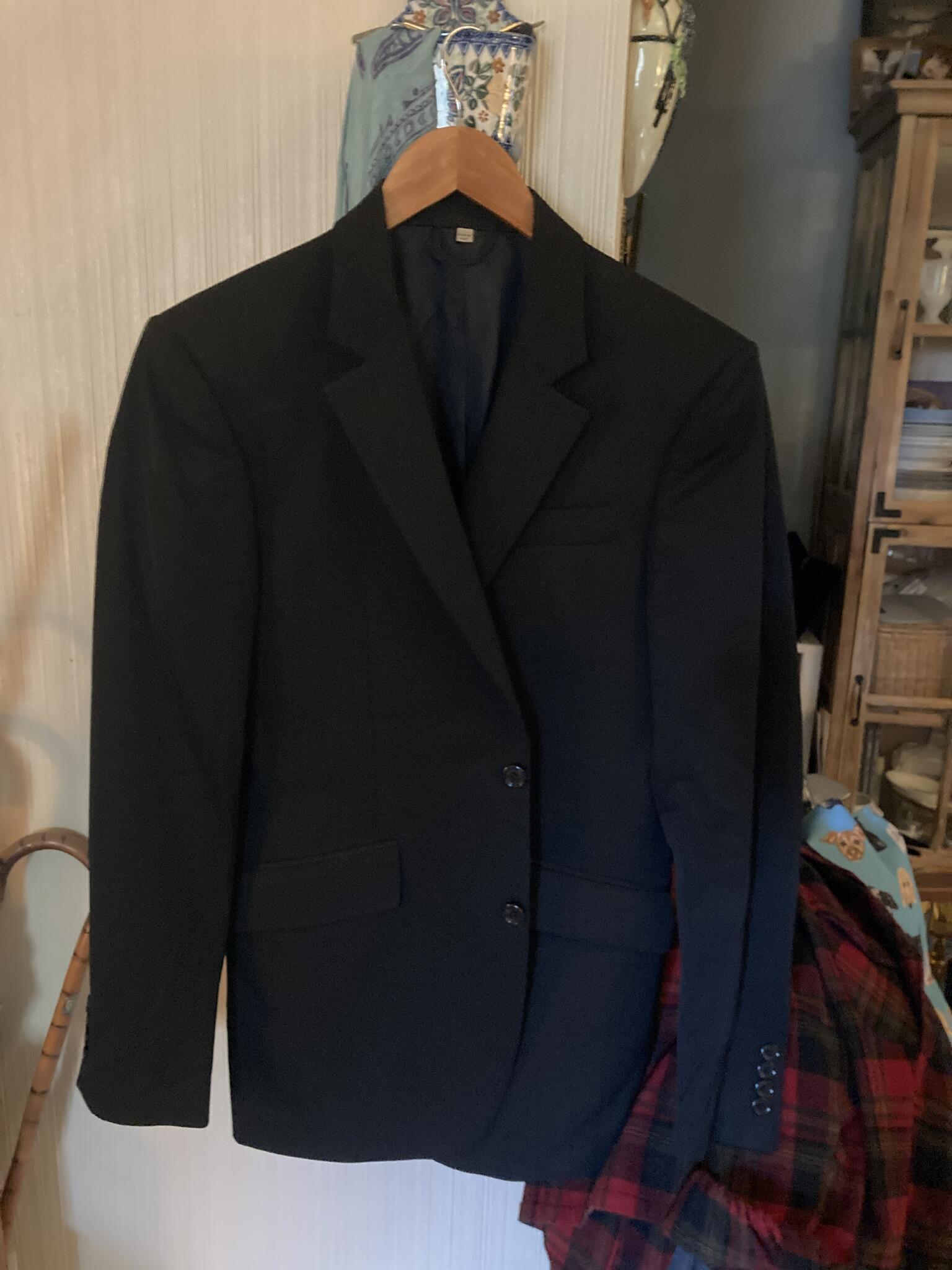 Burberry Men's Wool Blazer Black, Made in Italy, from London store for ...