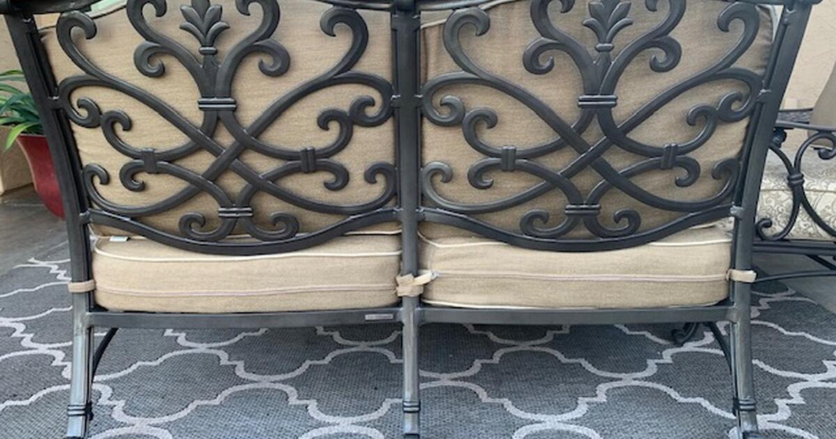 FRONTGATE Beautiful Wrought Iron Patio Furniture Like new!! for 1 in