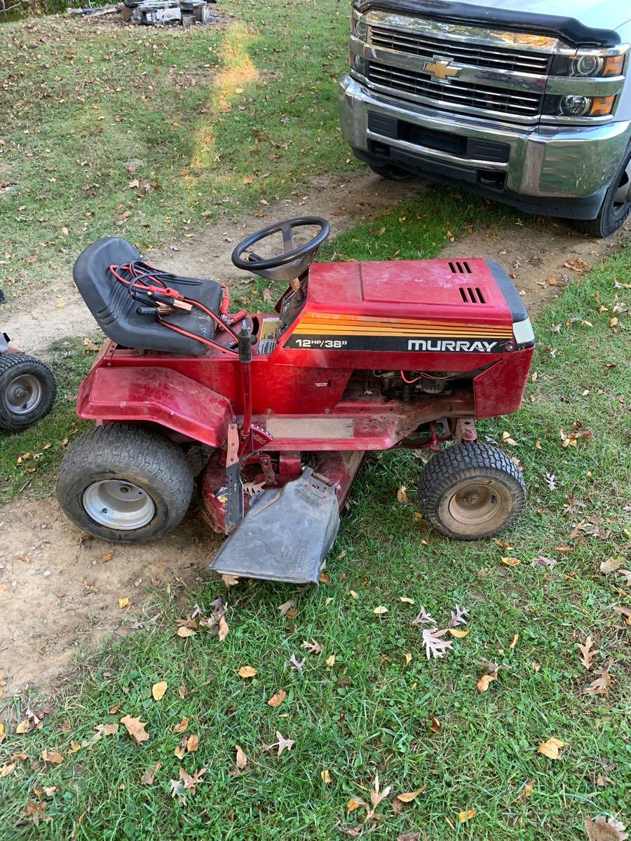 Murray Lawn Yard Machine 38 Inch Riding Mower Murray 11 Hp 38