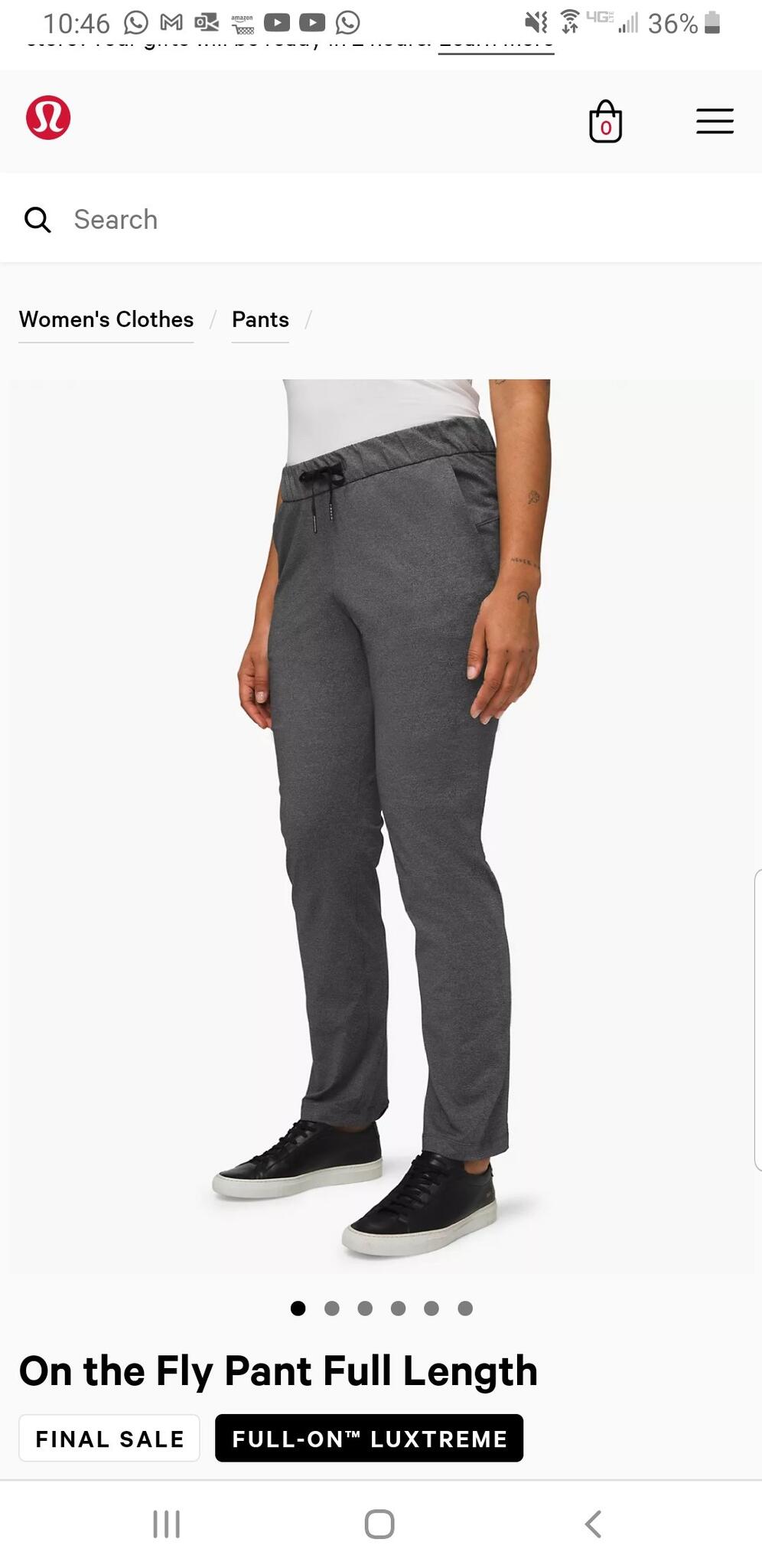 lululemon on the fly pant discontinued