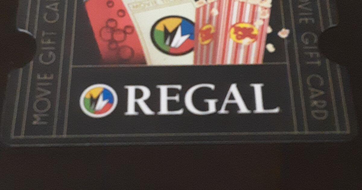 $25 Regal Cinemas Gift Card for $20 in Calabash, NC | For Sale &amp; Free — Nextdoor