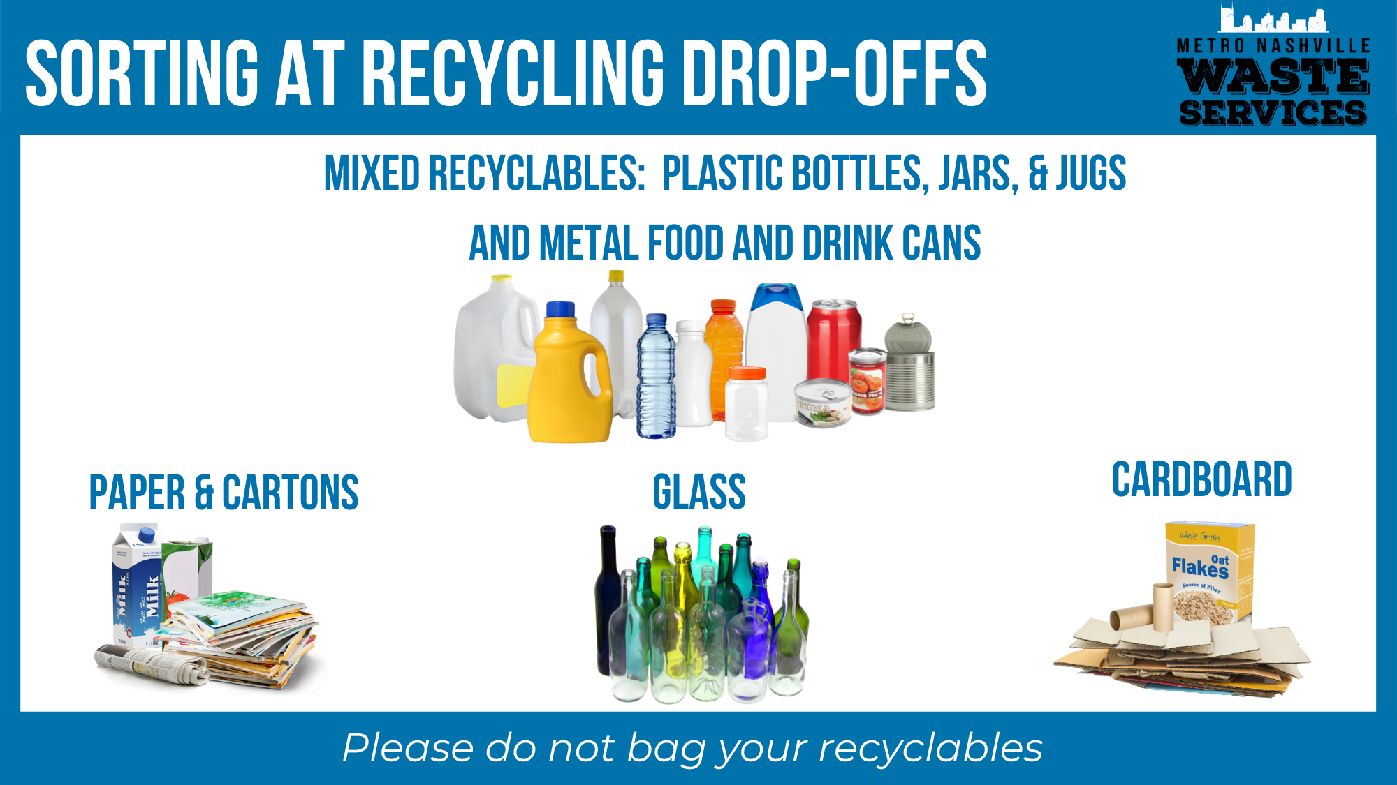 Sorting at Recycling Dropoff Centers (Metro Nashville ) — Nextdoor