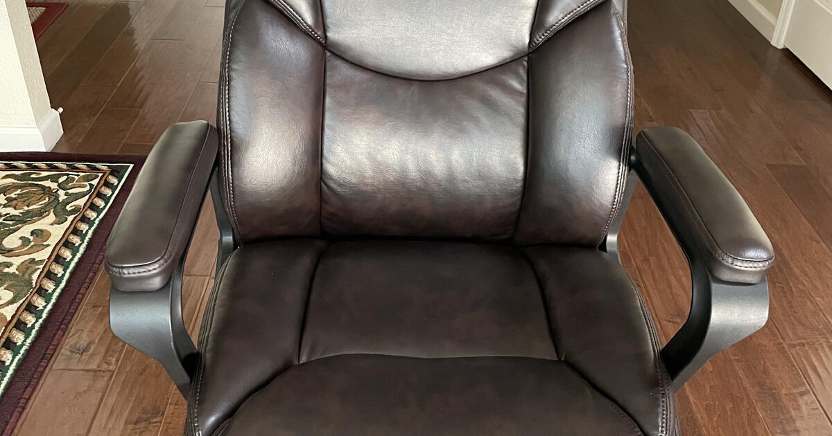 Brand New high-back office chair that rocks & swivels. for $75 in ...