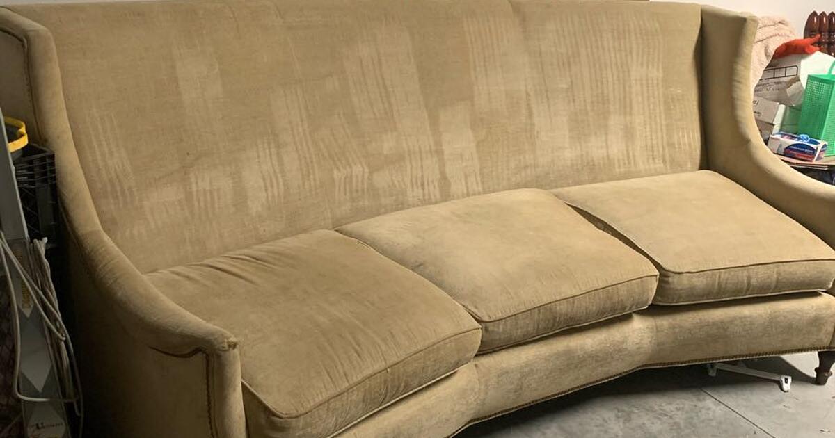 Curved high back couch for Free in The Villages, FL For Sale & Free