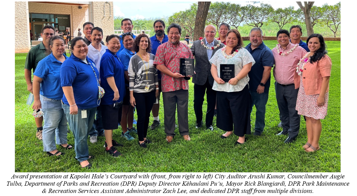 City and County of Honolulu wins two 2021 Voice of the People Awards