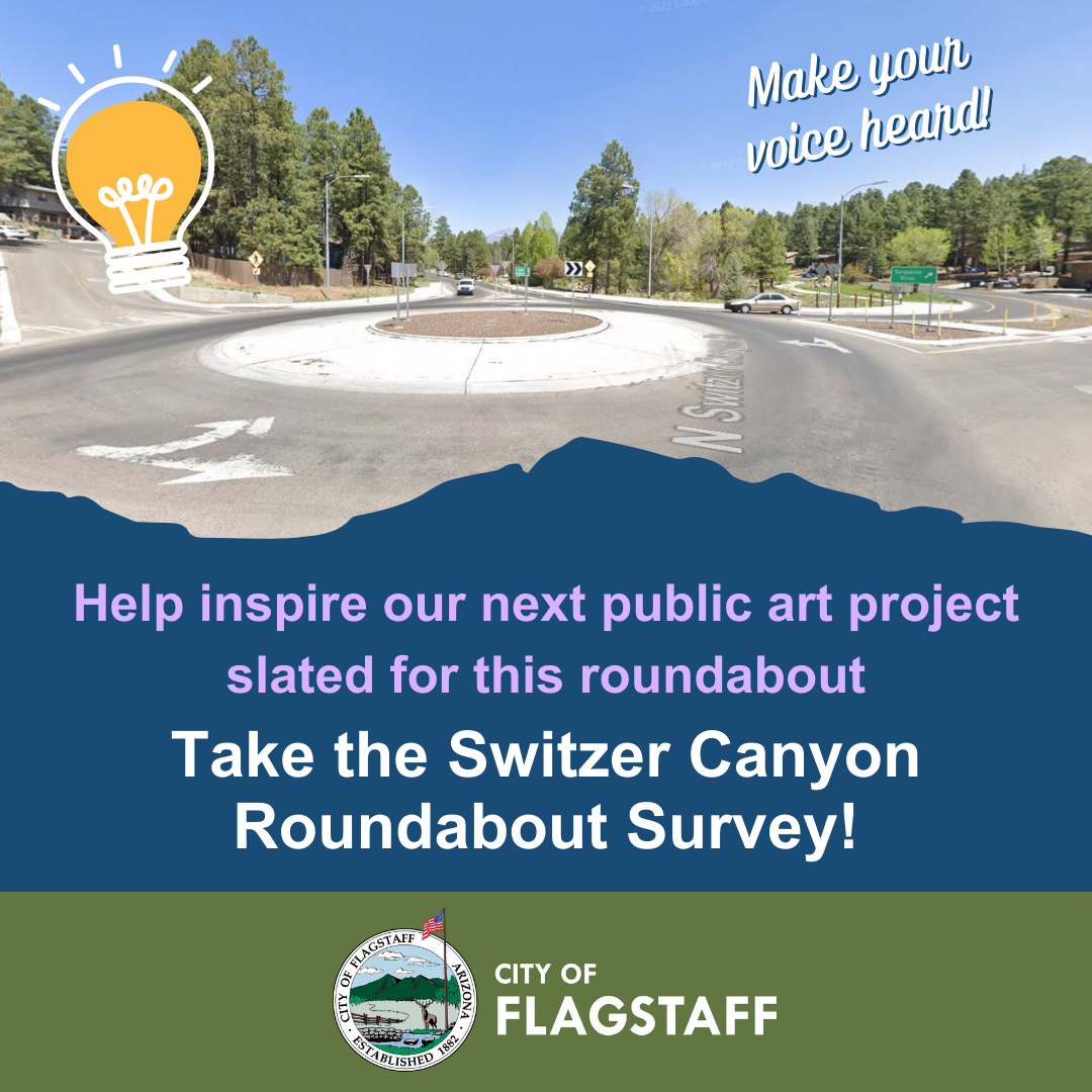 Help inspire our next public art project by taking the Switzer Canyon Roundabout Survey! (City