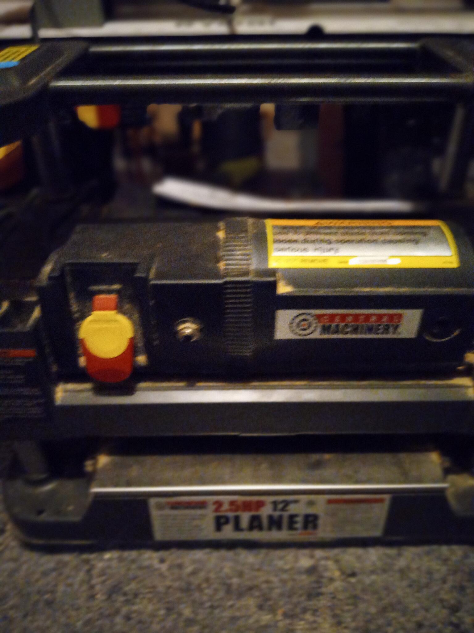 12" Central Machinery Planer for 300 in Spring Branch, TX For Sale