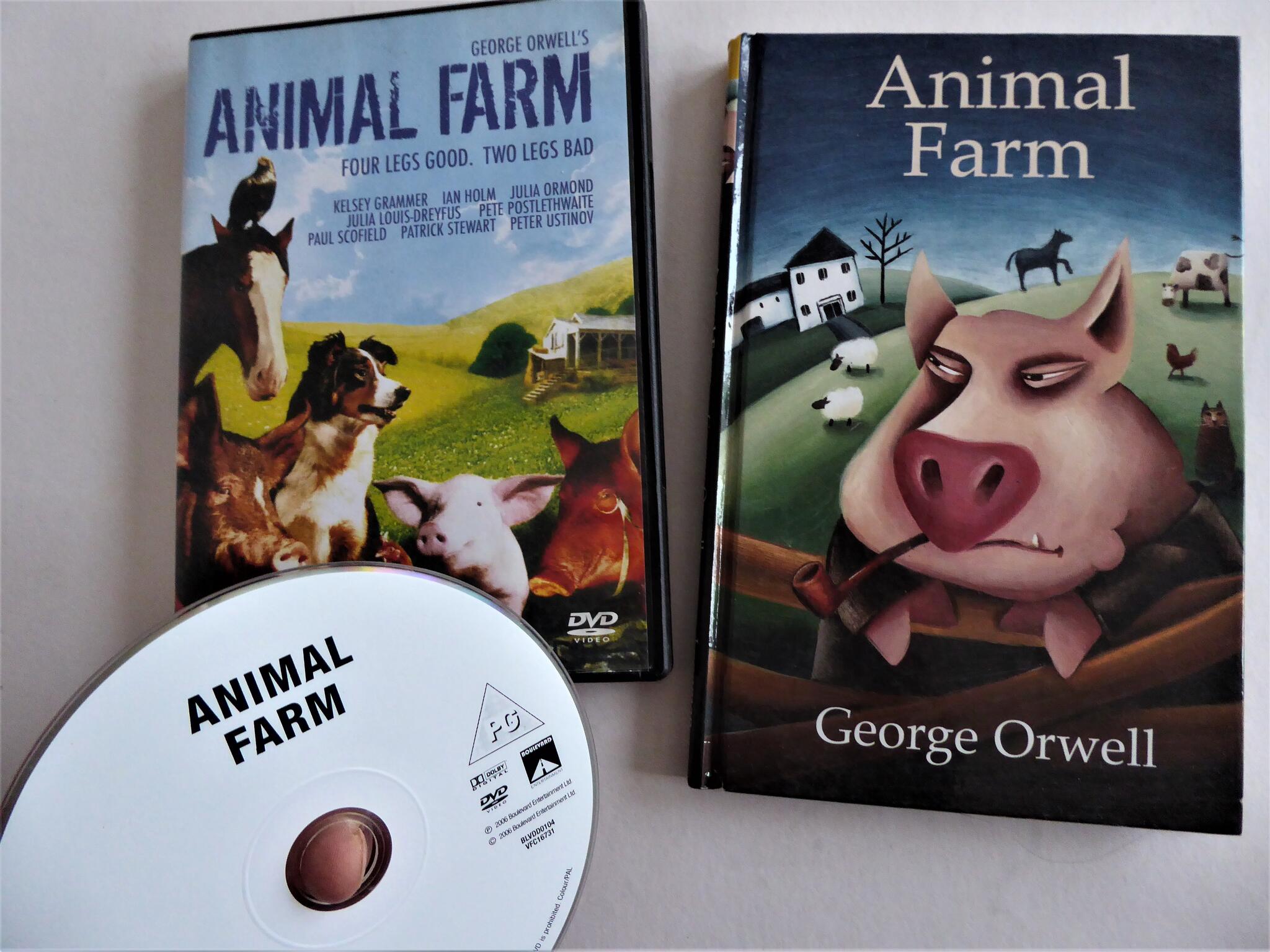ANIMAL FARM – GEORGE ORWELL Book + DVD for £3 in Brighton and Hove, England  | Finds — Nextdoor