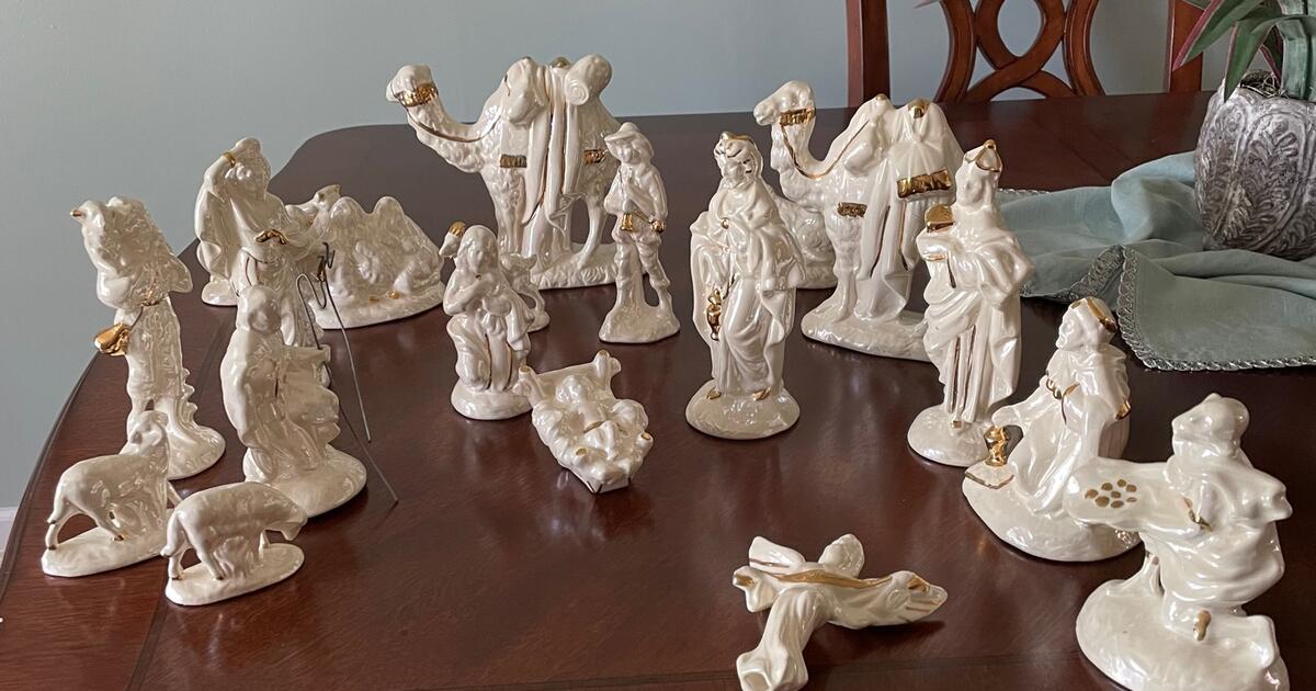 Nativity Set Mother of Pearl 15 pieces for $50 in Buffalo, NY | For ...