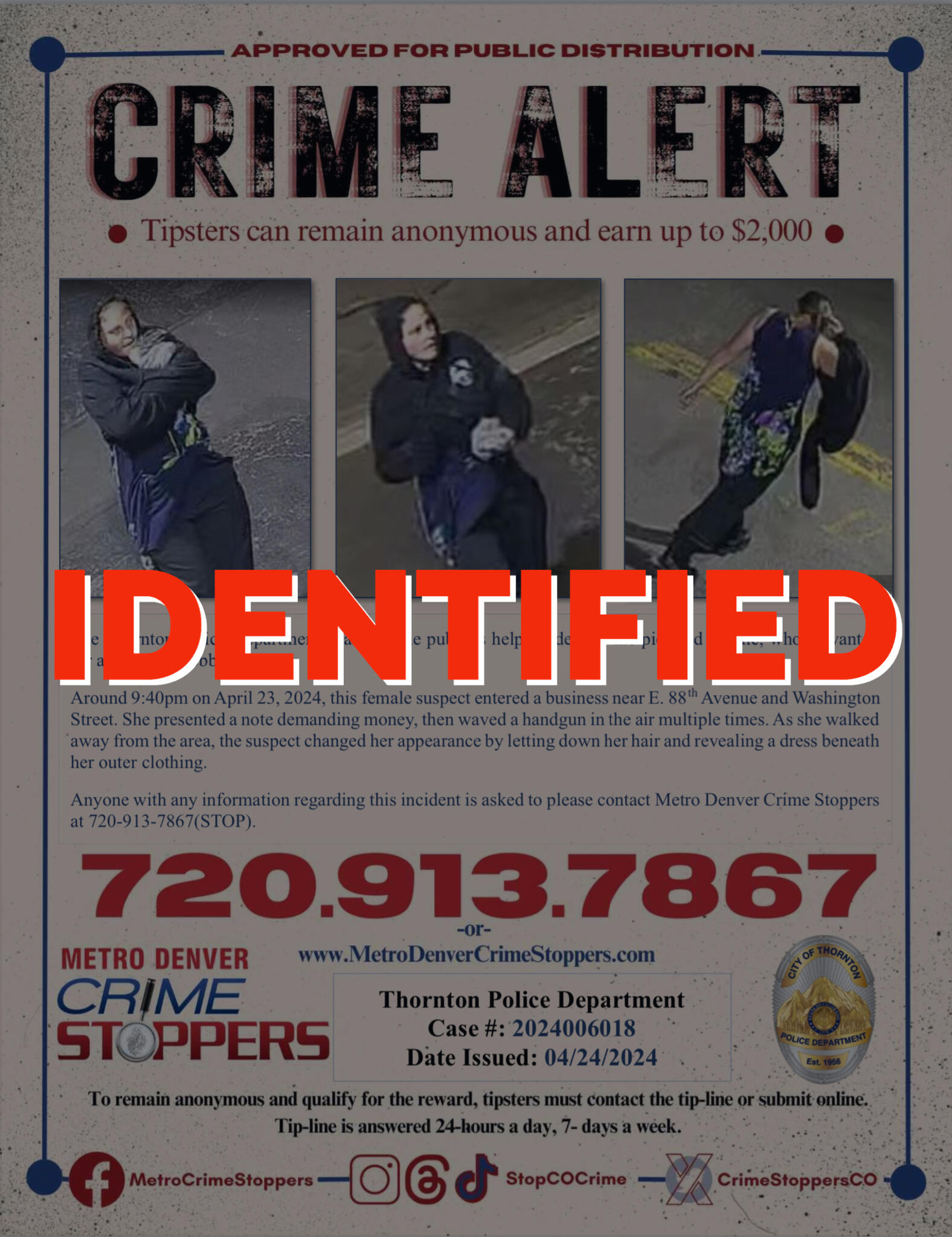 Thornton Police Department Twitter - 7abxyj7