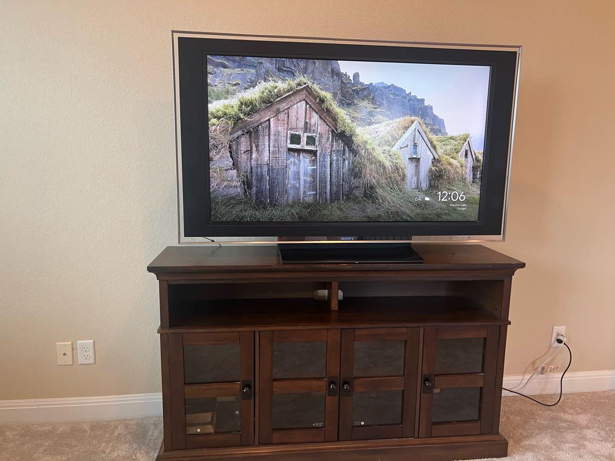 TV & entertainment center for 90 in Boerne, TX For Sale & Free