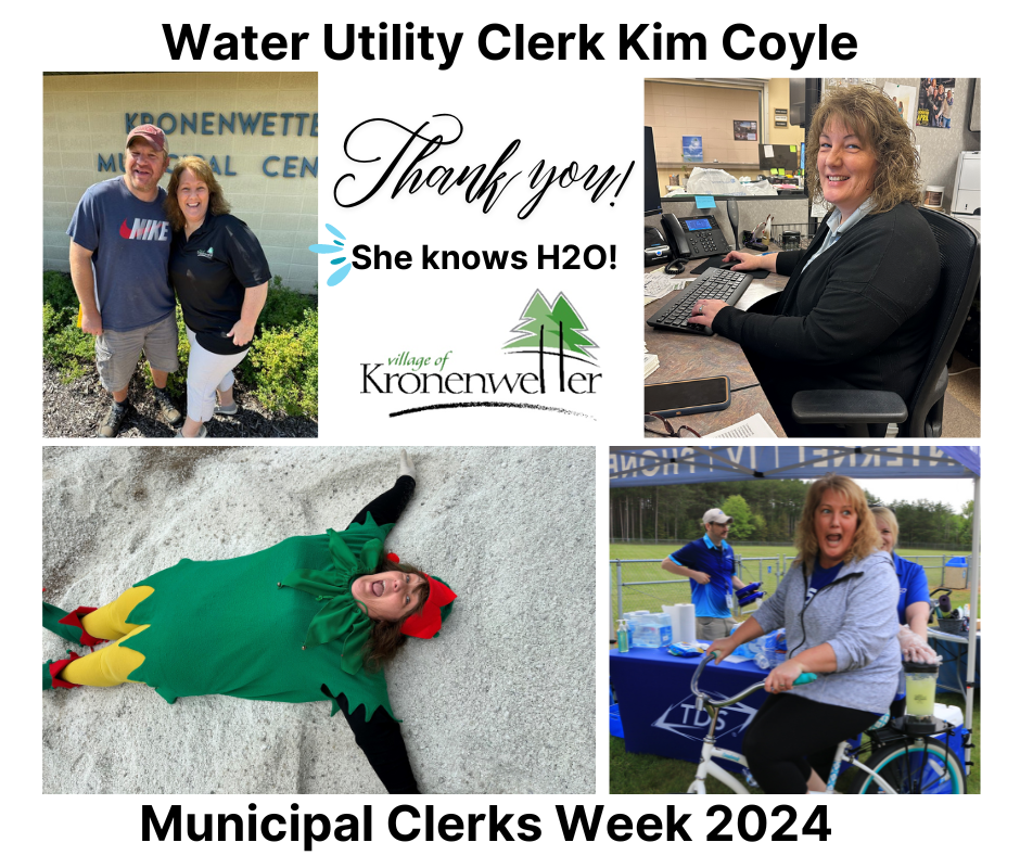 💦Here’s the top five reasons we love Water Utility Clerk Kim Coyle