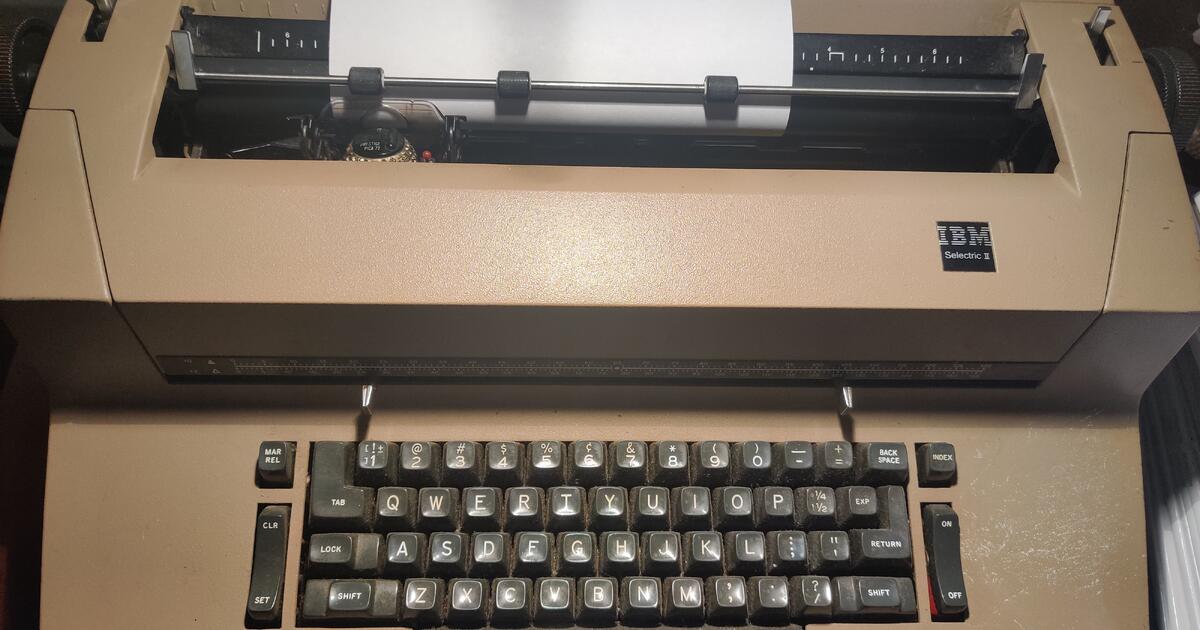 TWO IBM Selectric II Typewriters for Free in Plano, TX For Sale