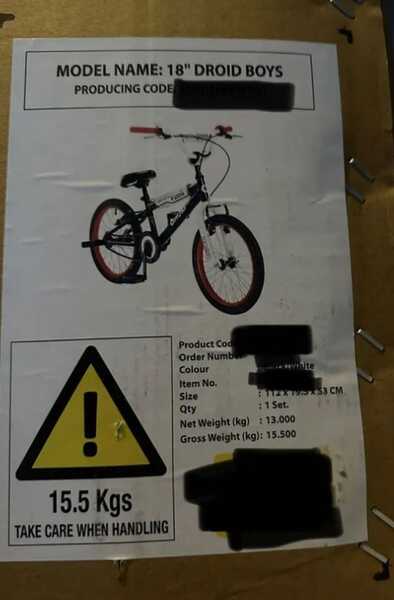 Piranha Droid 18 Inch Wheel Size Boys BMX Bike For 50 In London