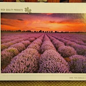 Puzzle, lavender fields