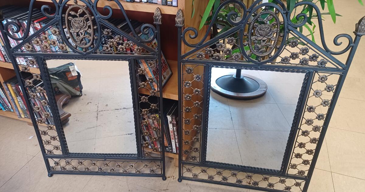 2 Vintage Decorative Wrought Iron Mirror for 75 in Jacksonville, FL
