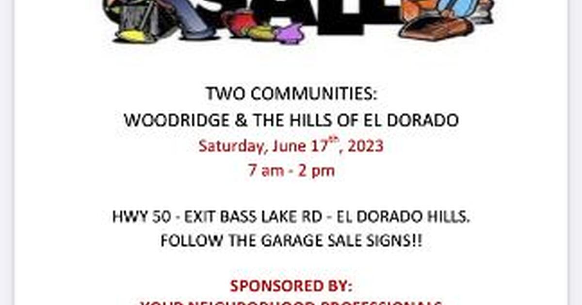 Community Yard Sale, The Hills/WoodRidge for Free in El Dorado Hills