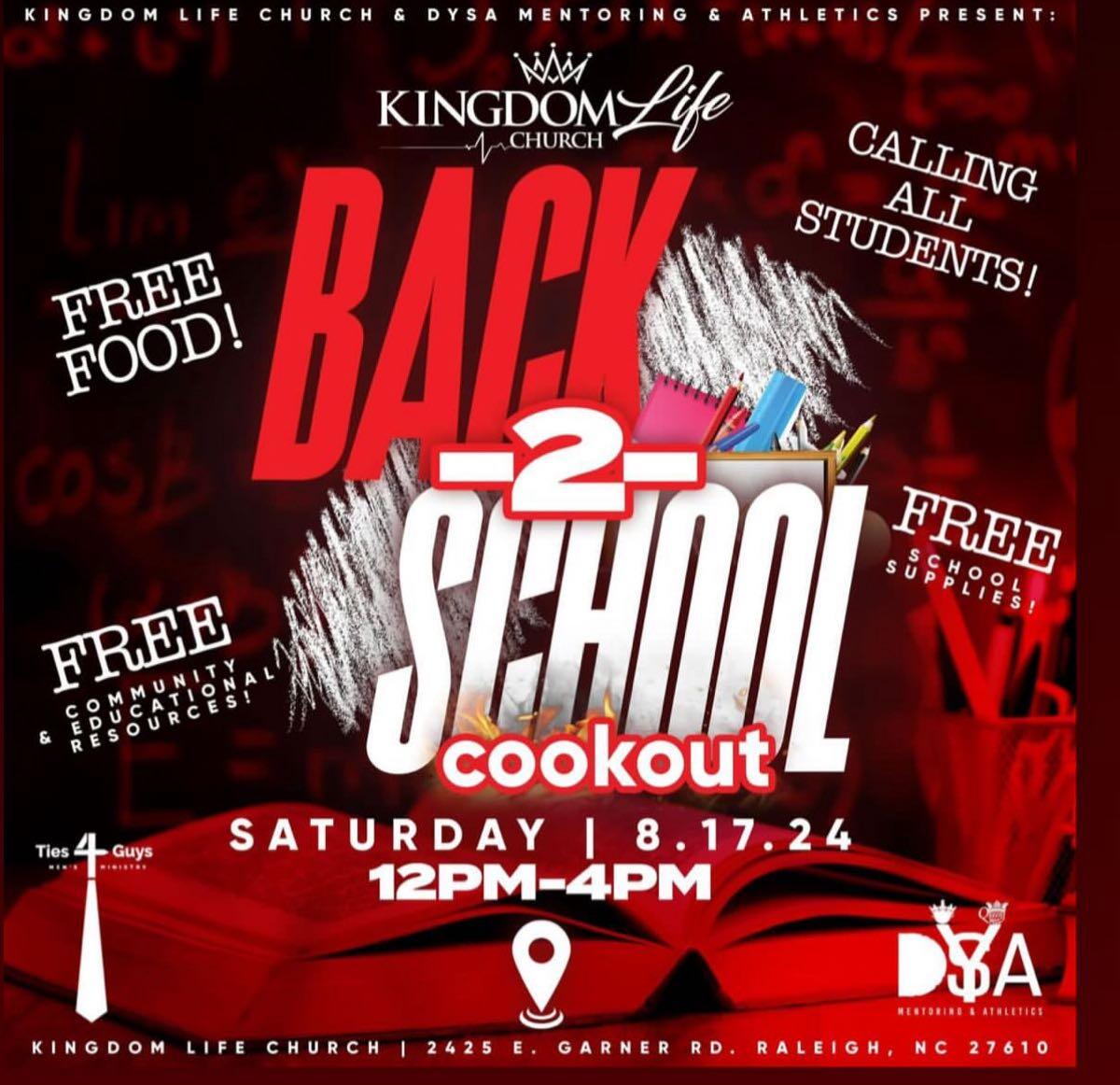 FREE BACKPACKS, School Supplies, FREE FOOD