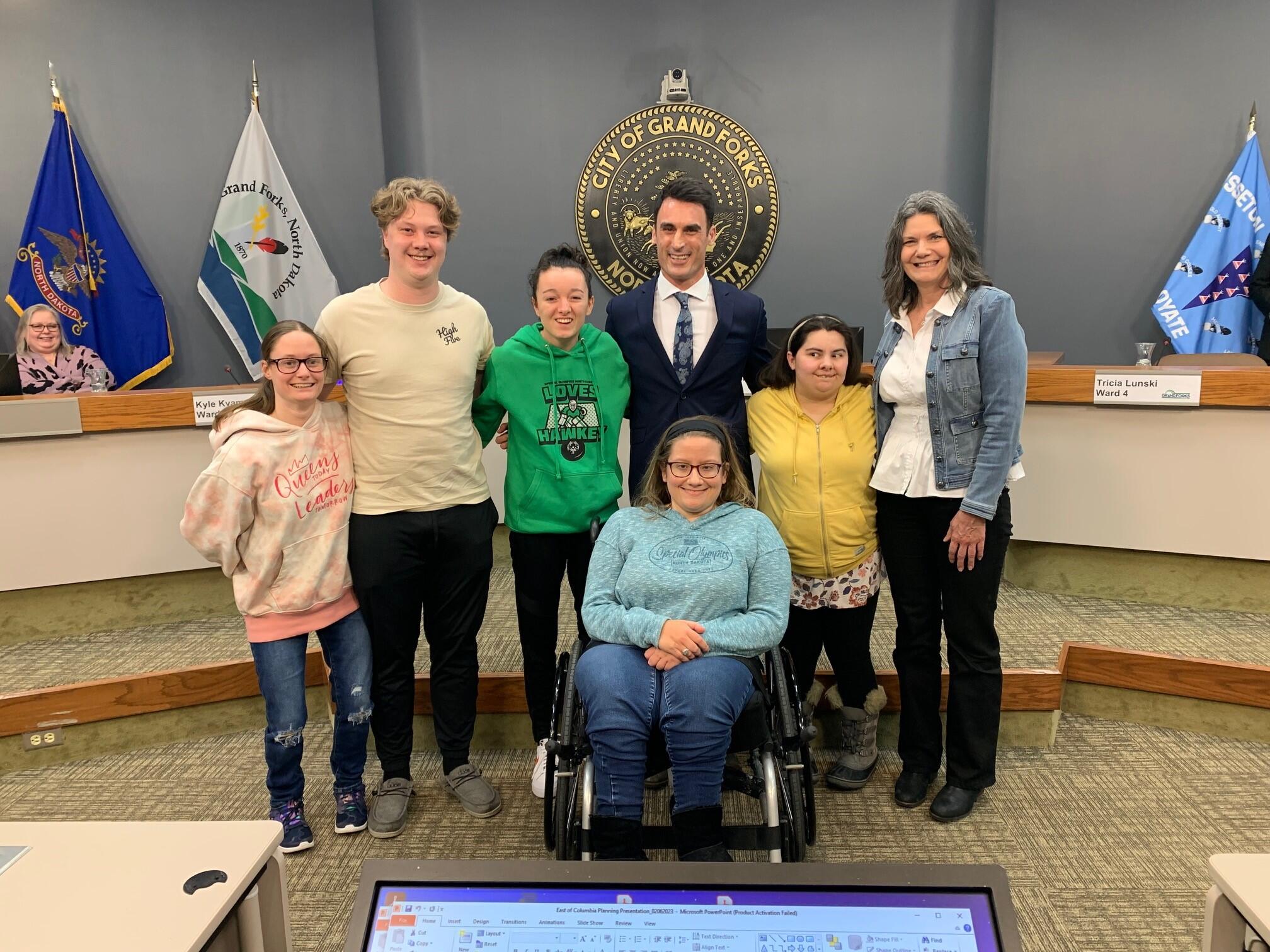 Thank you to the UND Special Olympics Club for leading the Grand Forks