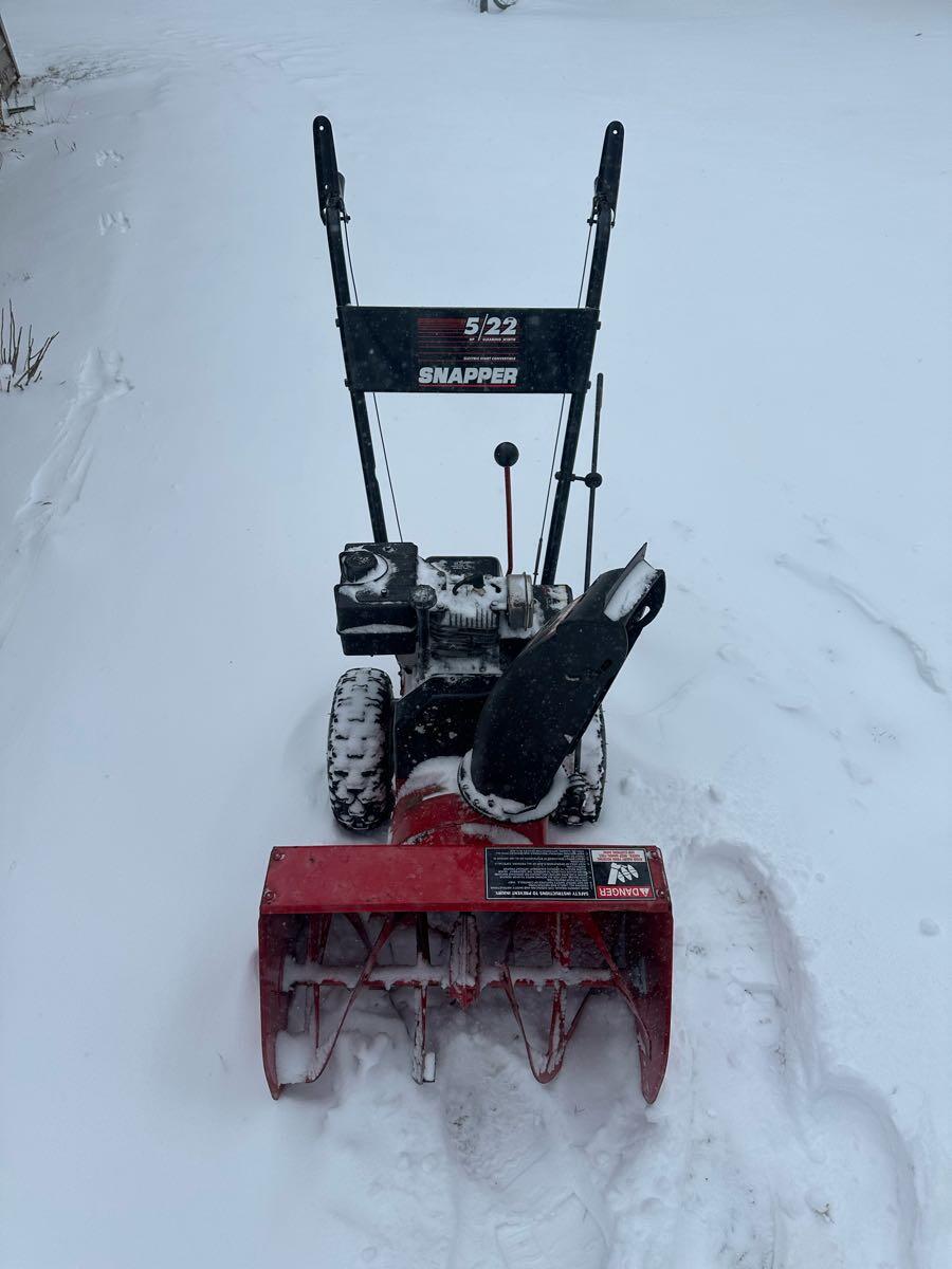 Snapper Snowblower for Free in Rochester, MN For Sale & Free — Nextdoor