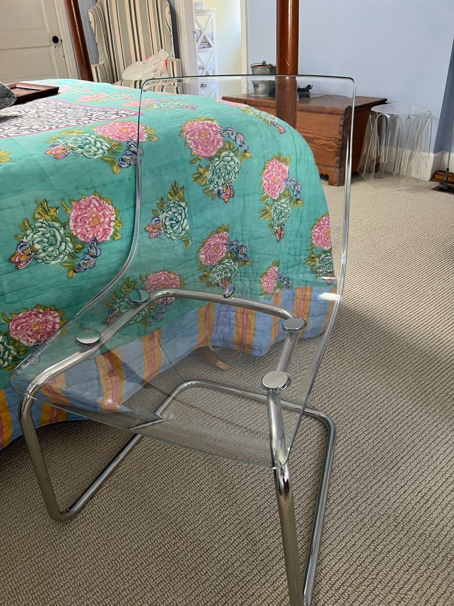 Lucite ikea chair for Free in Baltimore, MD | For Sale & Free — Nextdoor