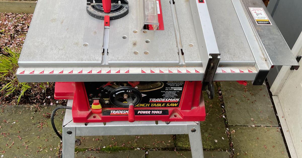 Table Saw 10" Tradesman Bench Table Saw for 50 in Arlington, VA