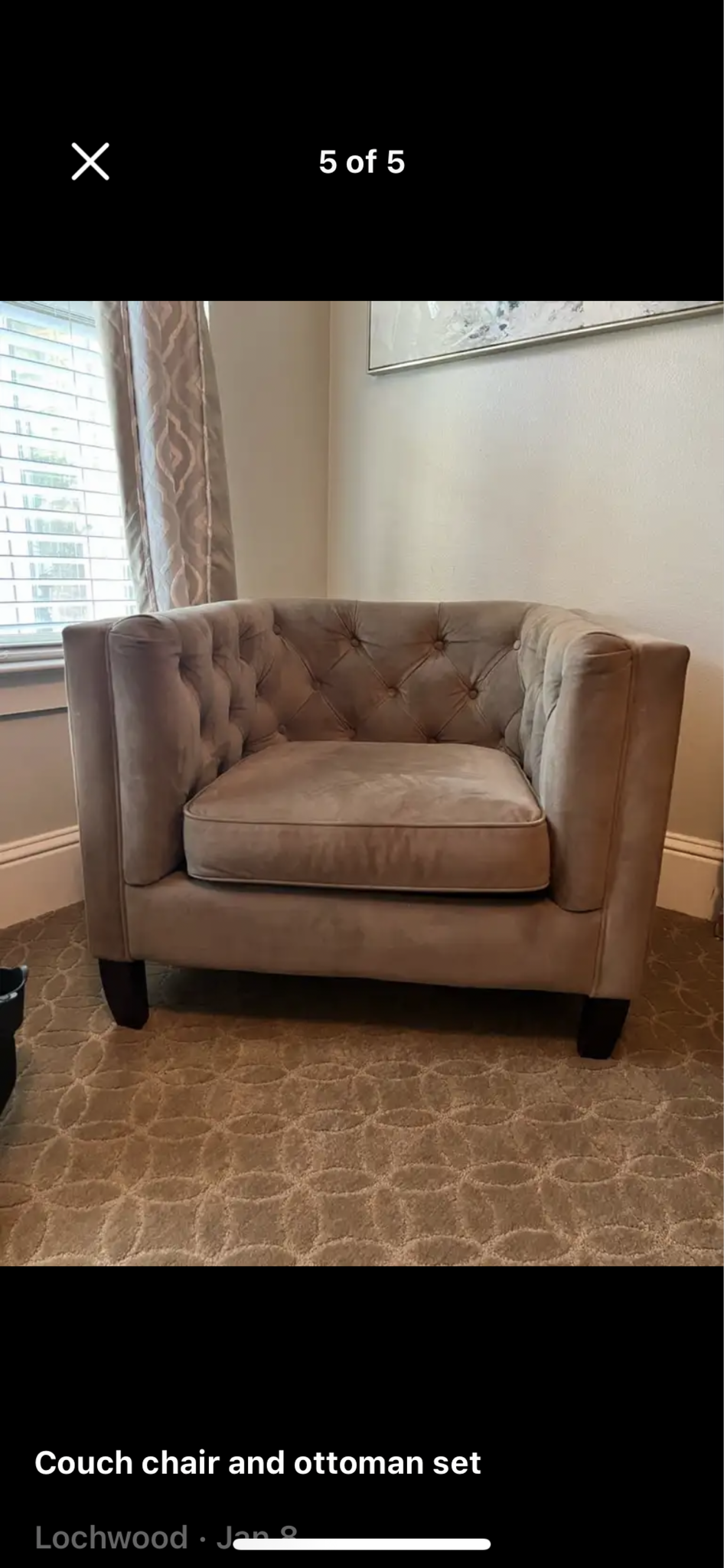 World Market Couch and chair for Free in Dallas, TX For Sale & Free