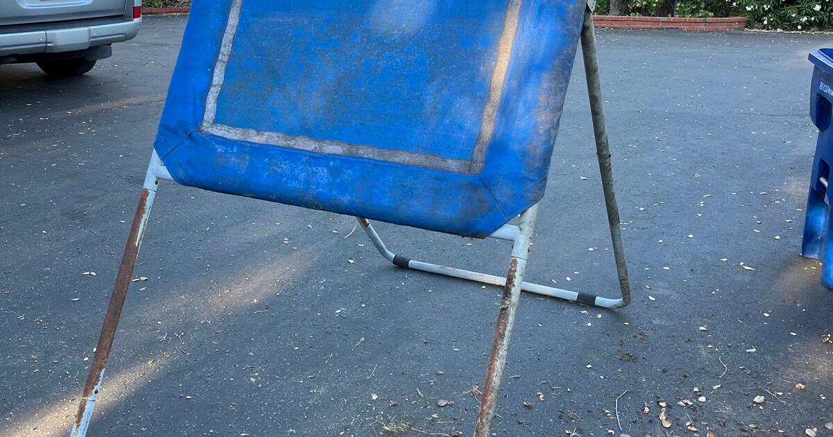 Free Used and Rusty Warrior Lacrosse Rebounder for Free in Woodside