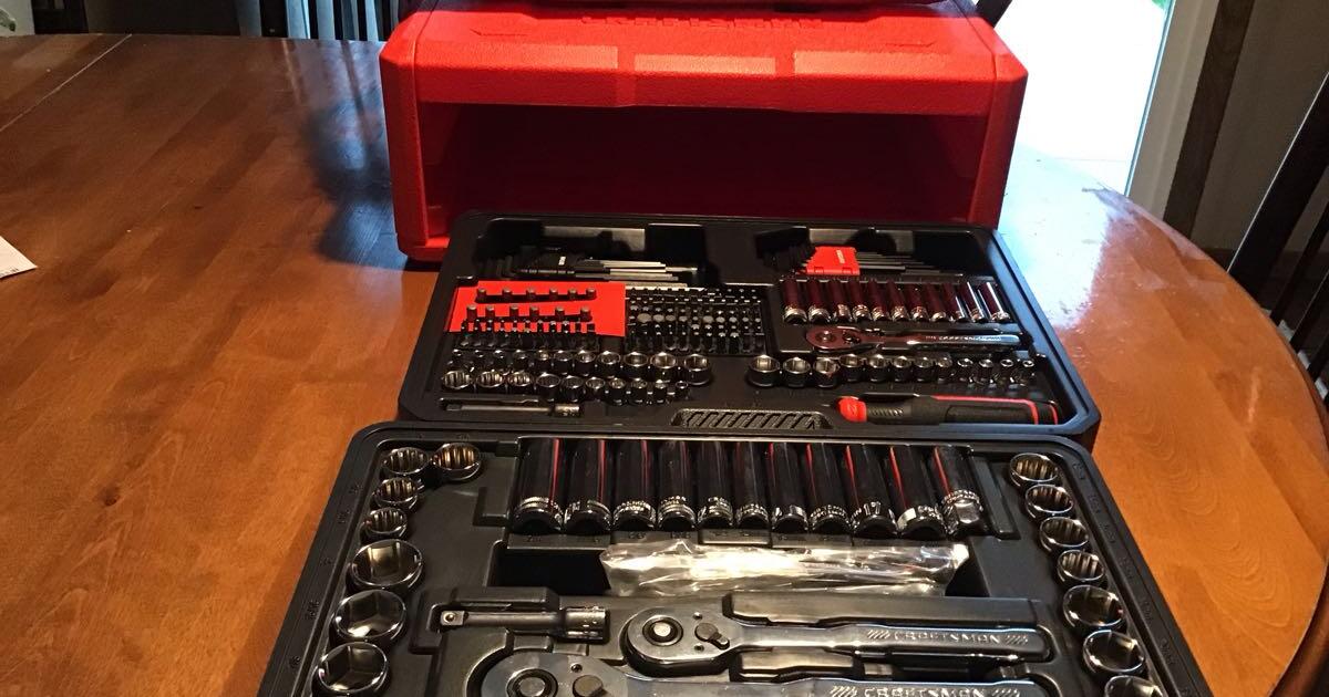 256 Pieces Craftsman Mechanic Tool Set. NEW IN BOX $135.00 for $135 in ...