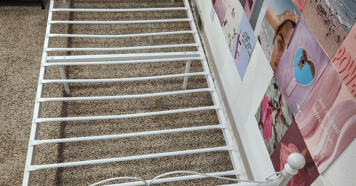 Free twin bed frame includes all hardware. for Free in Belleville, IL