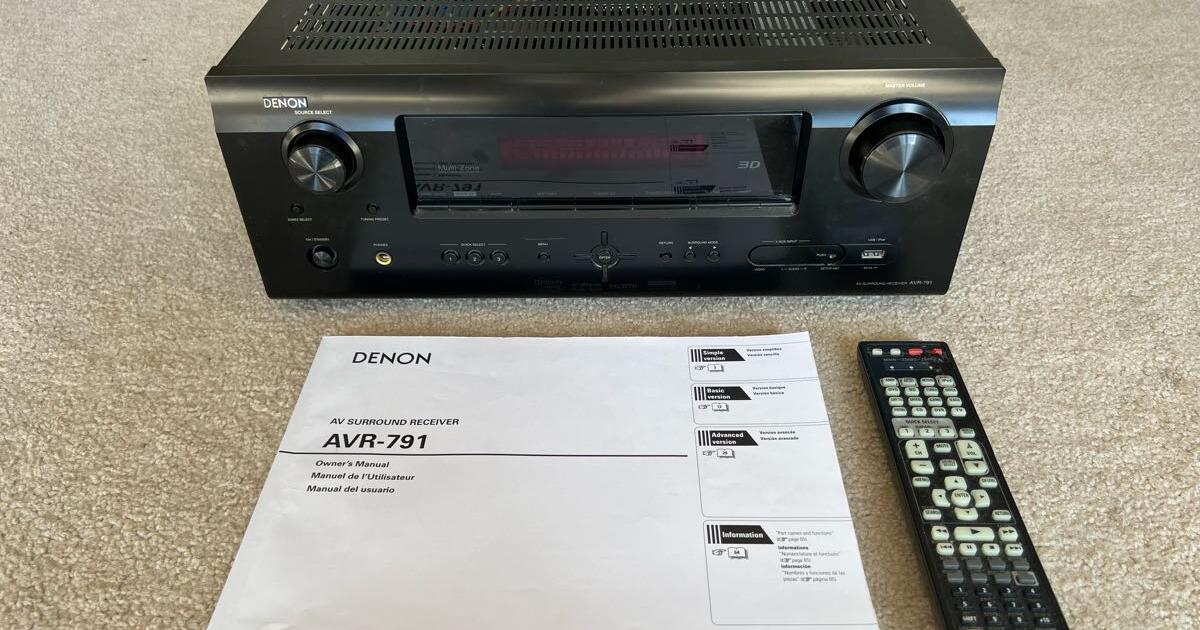 Denon AVR791 Receiver 7.1channel for 90 in Carmel, IN For Sale